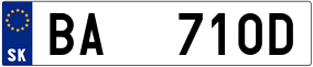 Truck License Plate